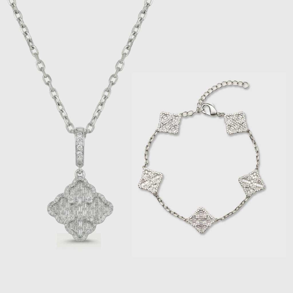 Clover Royale Chain + Bracelet (Silver)