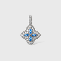 Blue Clover Icon Pendant