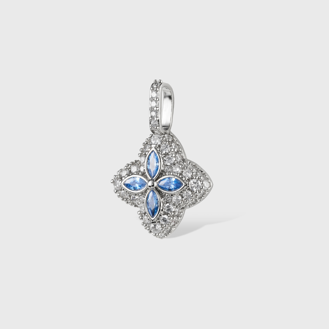 Blue Clover Icon Pendant