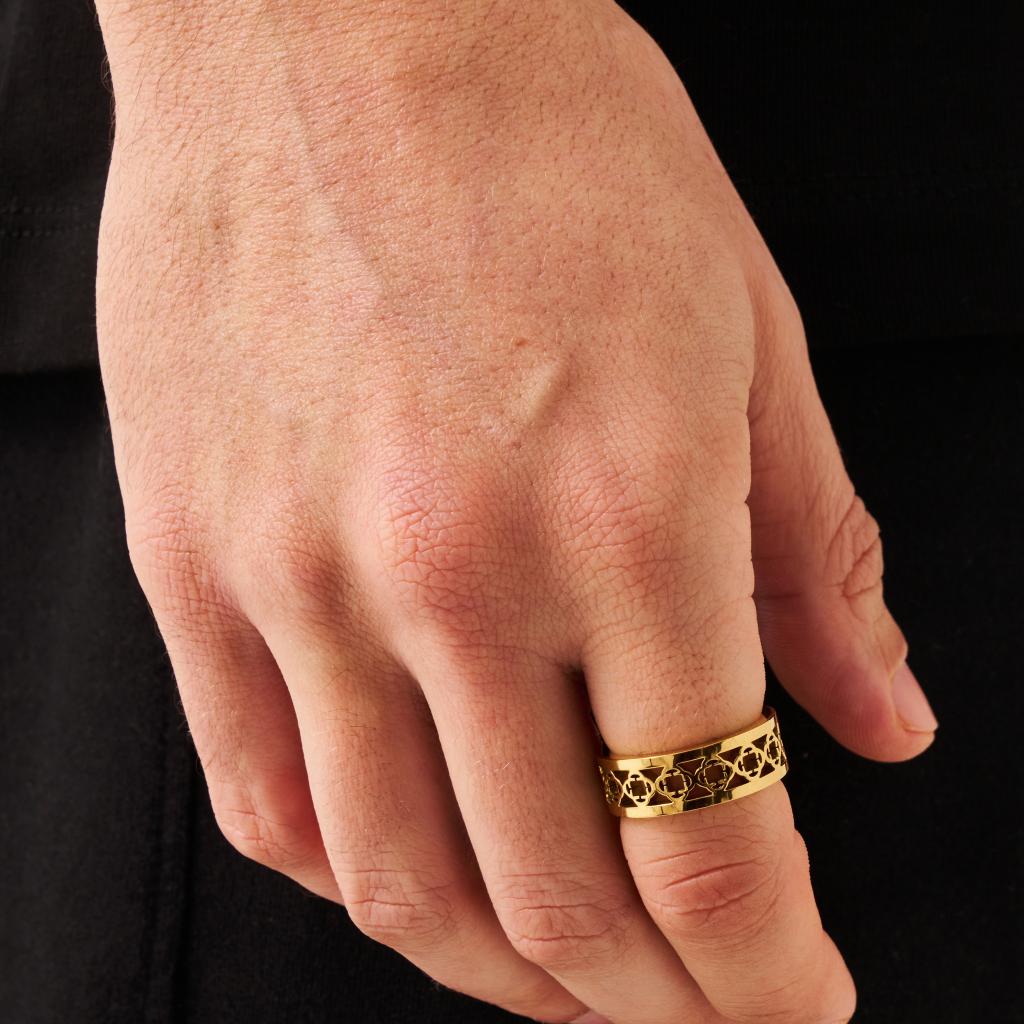 Clover Band Ring (Gold)