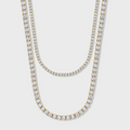 Tennis 5mm + Tennis 3mm (Gold)