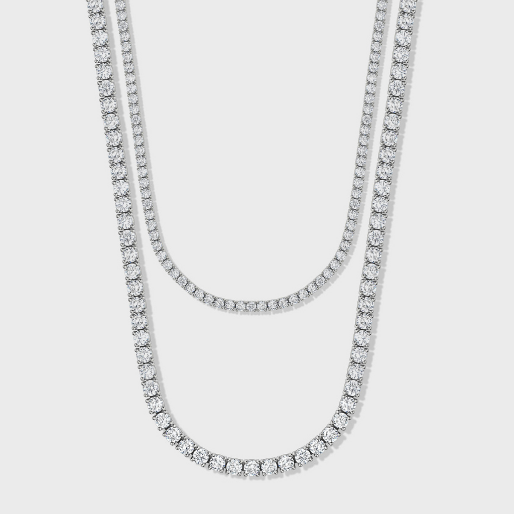 Women's Tennis 5mm + Tennis 3mm (Silver)