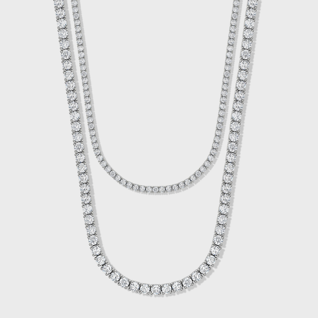 Women's Tennis 5mm + Tennis 3mm (Silver)