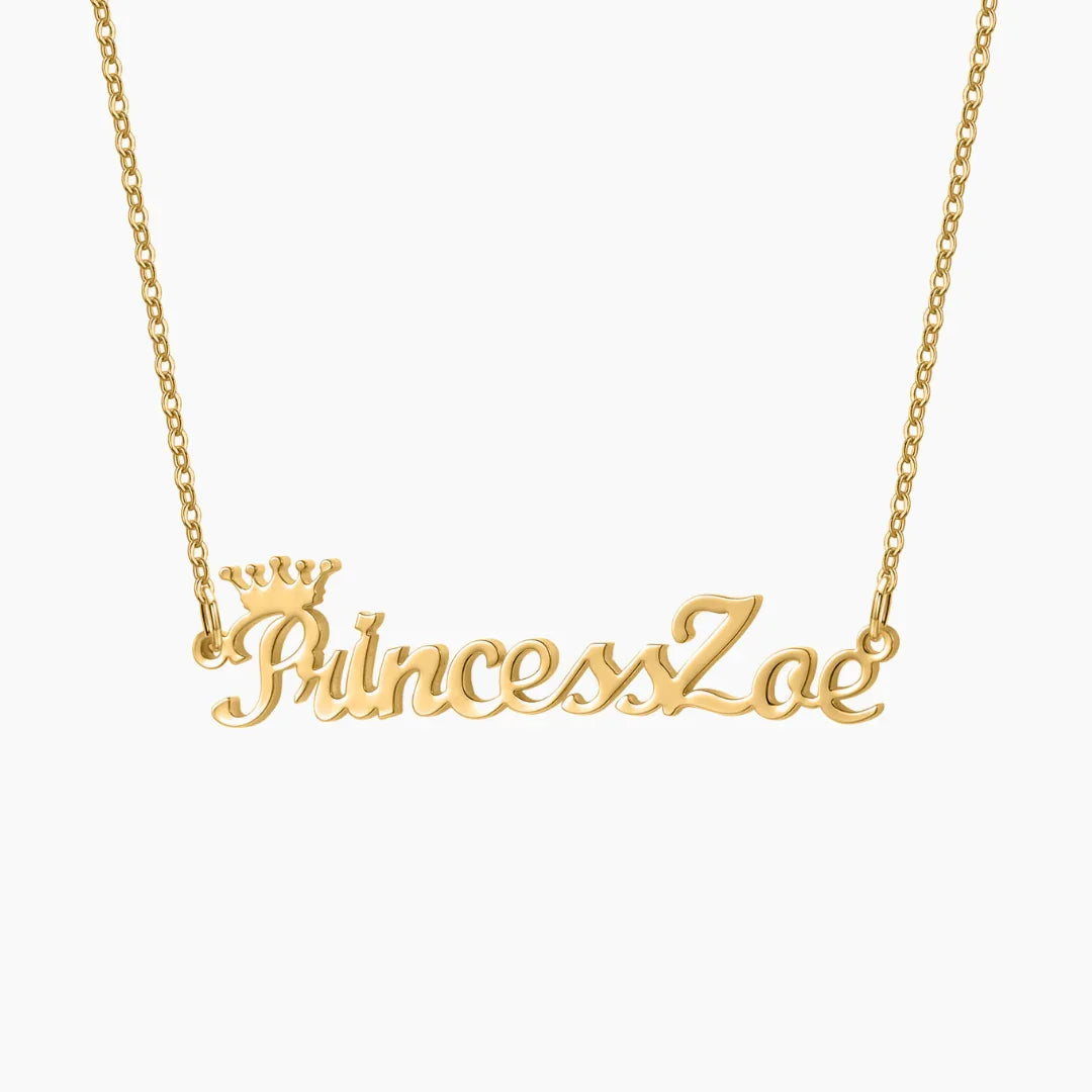 Kids Royal Name Necklace