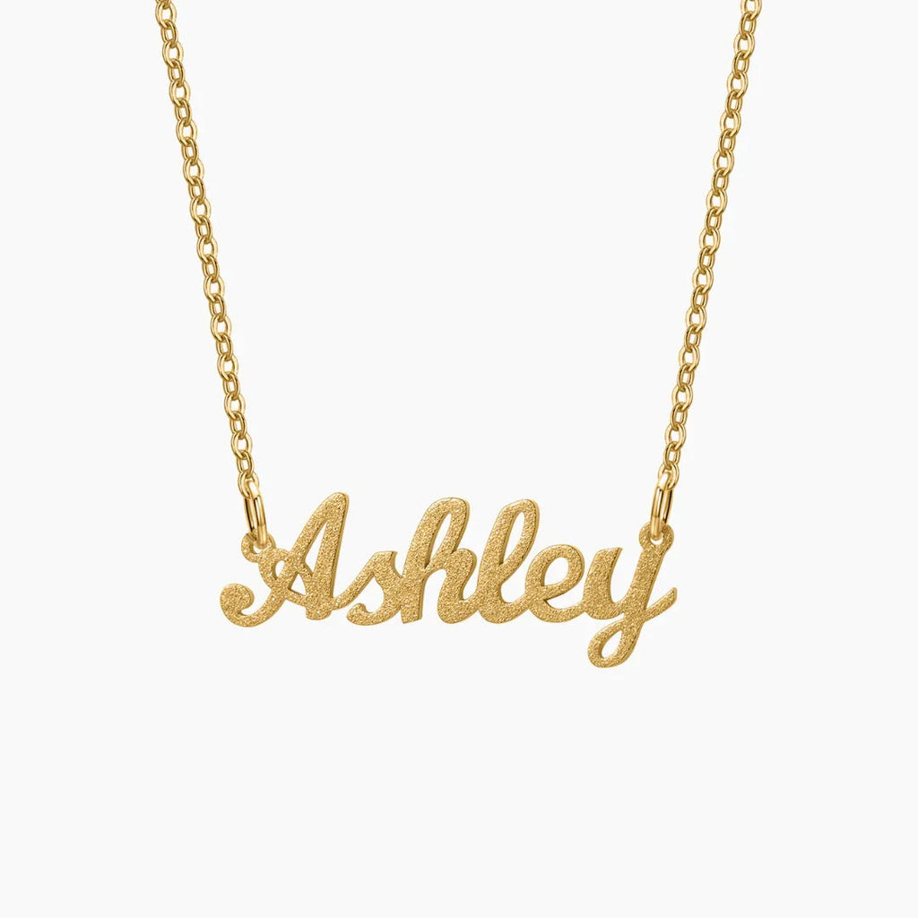 Diamond Cut Name Necklace