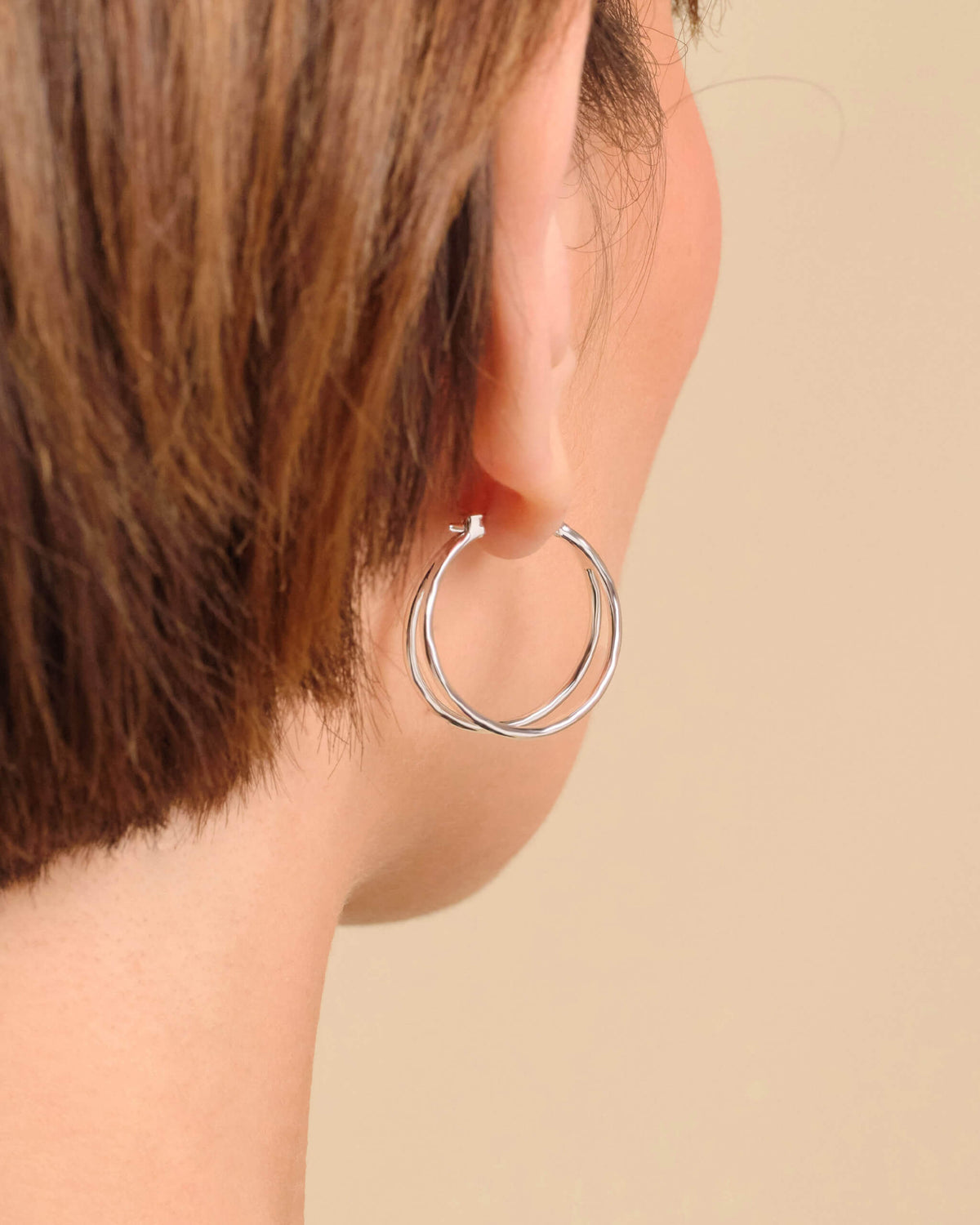 Women's Split Hoop Earrings
