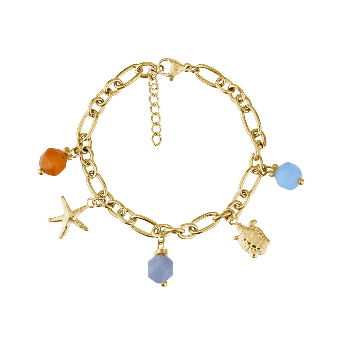 Tropical Charm Gold Bracelet