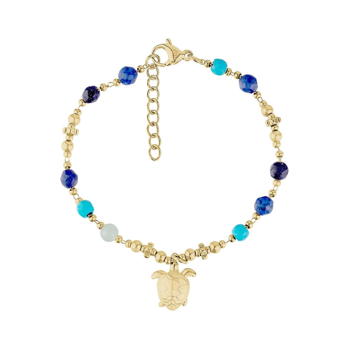 Tropical Turtle Beaded Bracelet