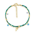Dolphin Glass Bead Bracelet