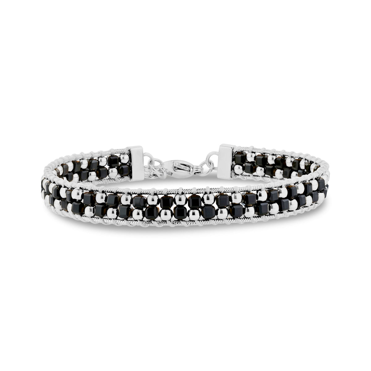 Woven Bead Link Bracelet