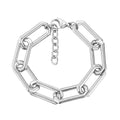 Bold Elongated Link Bracelet