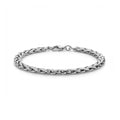 Interlaced Link Steel Bracelet