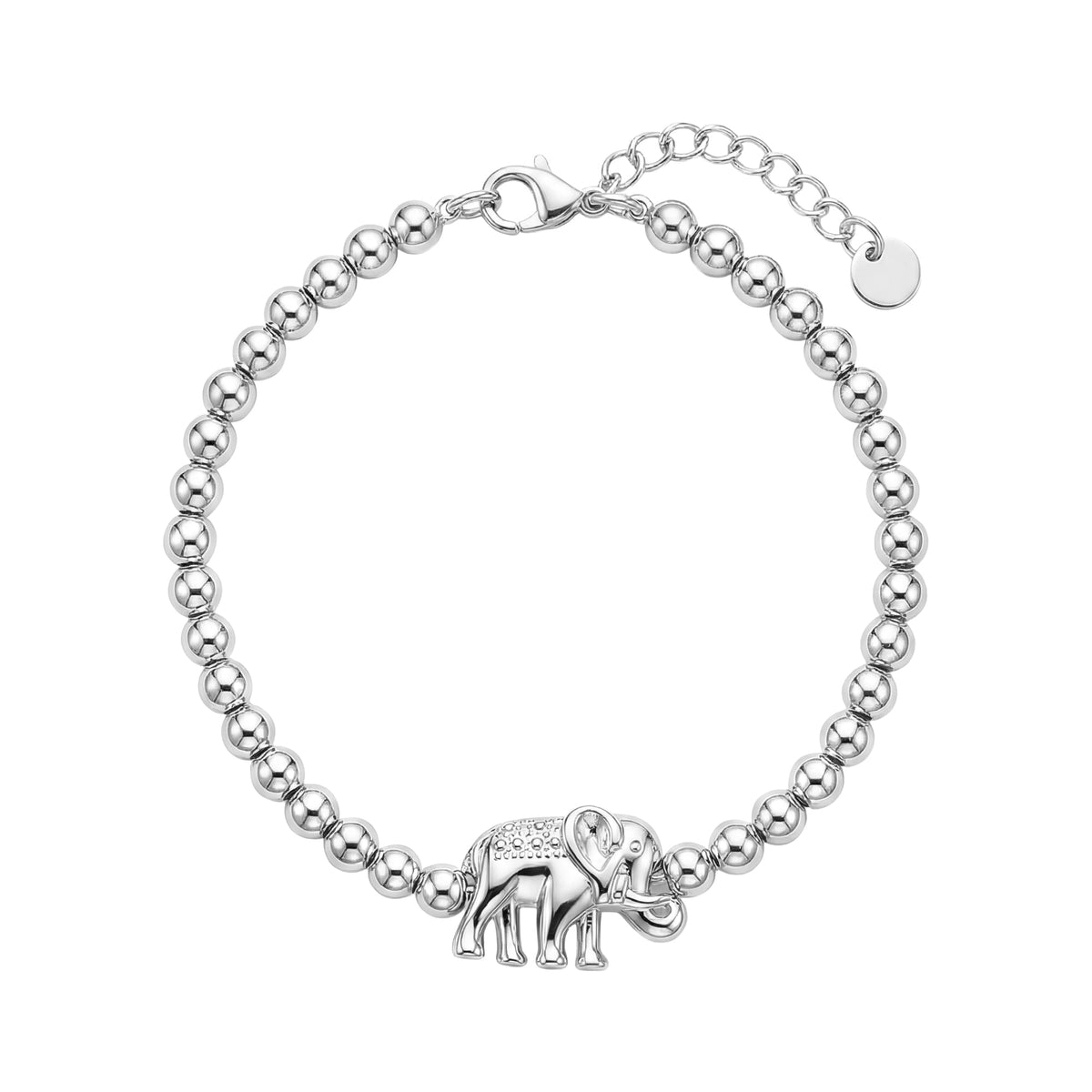 Lucky Elephant Bead Bracelet