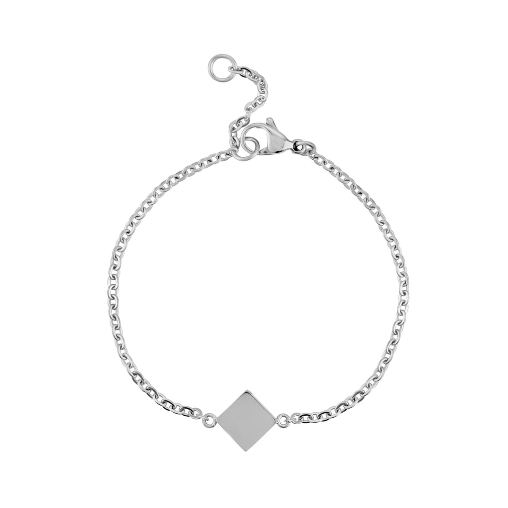 Diamond Square Urn Bracelet