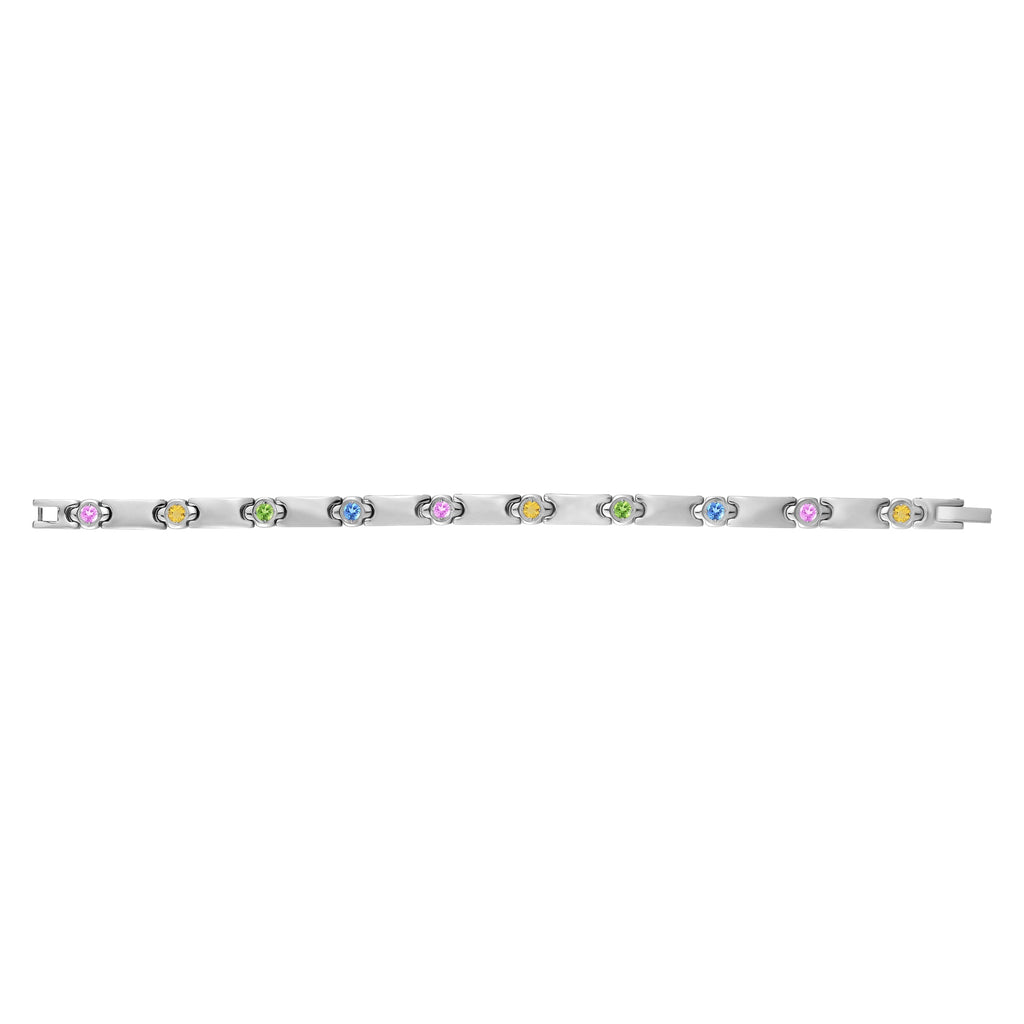 Stone-Set Link Bracelet