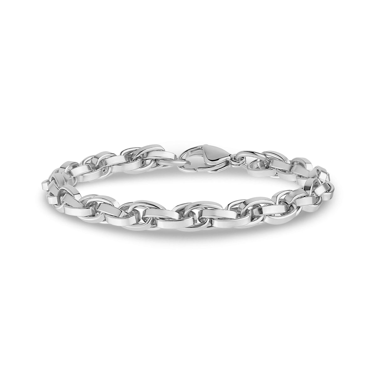 Twist Oval Link Bracelet