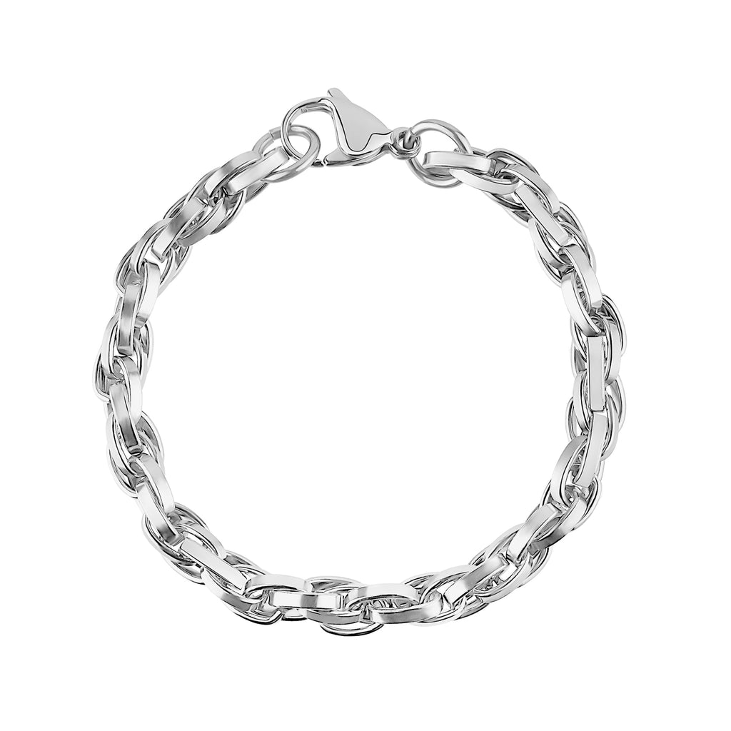 Twist Oval Link Bracelet