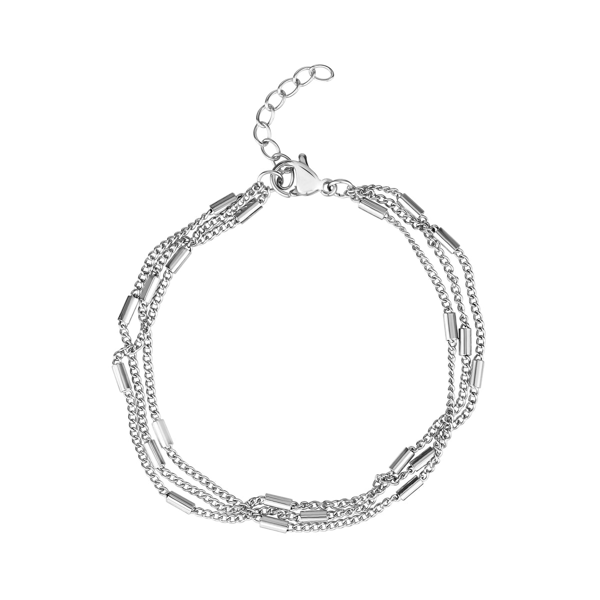 Multi-Chain Tube Bracelet