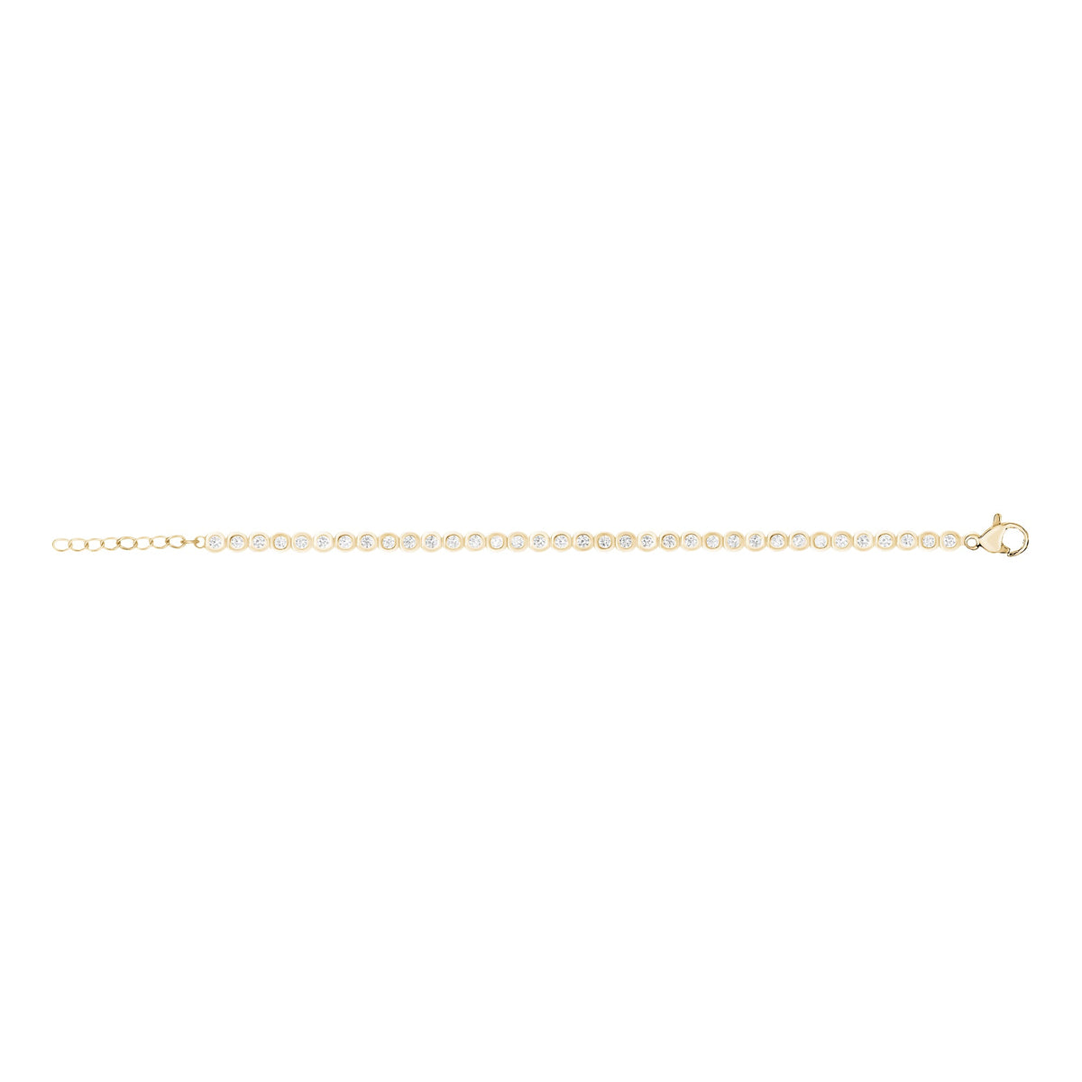 Bezel Tennis Bracelet