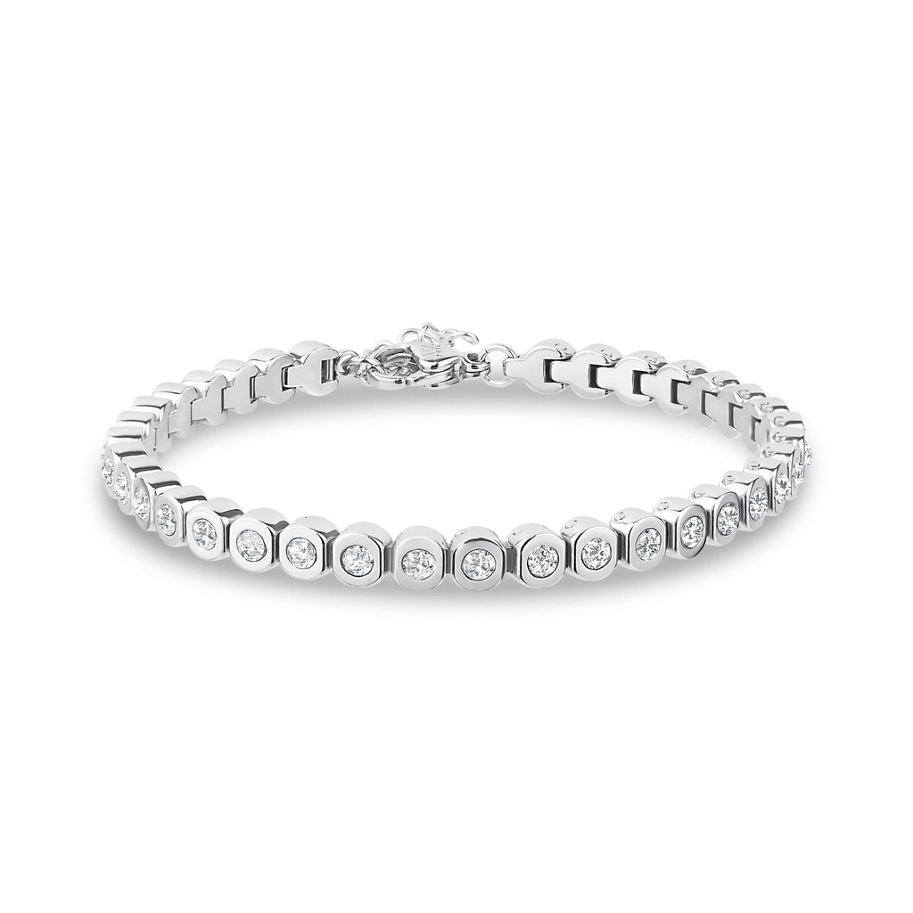 Bezel Tennis Bracelet