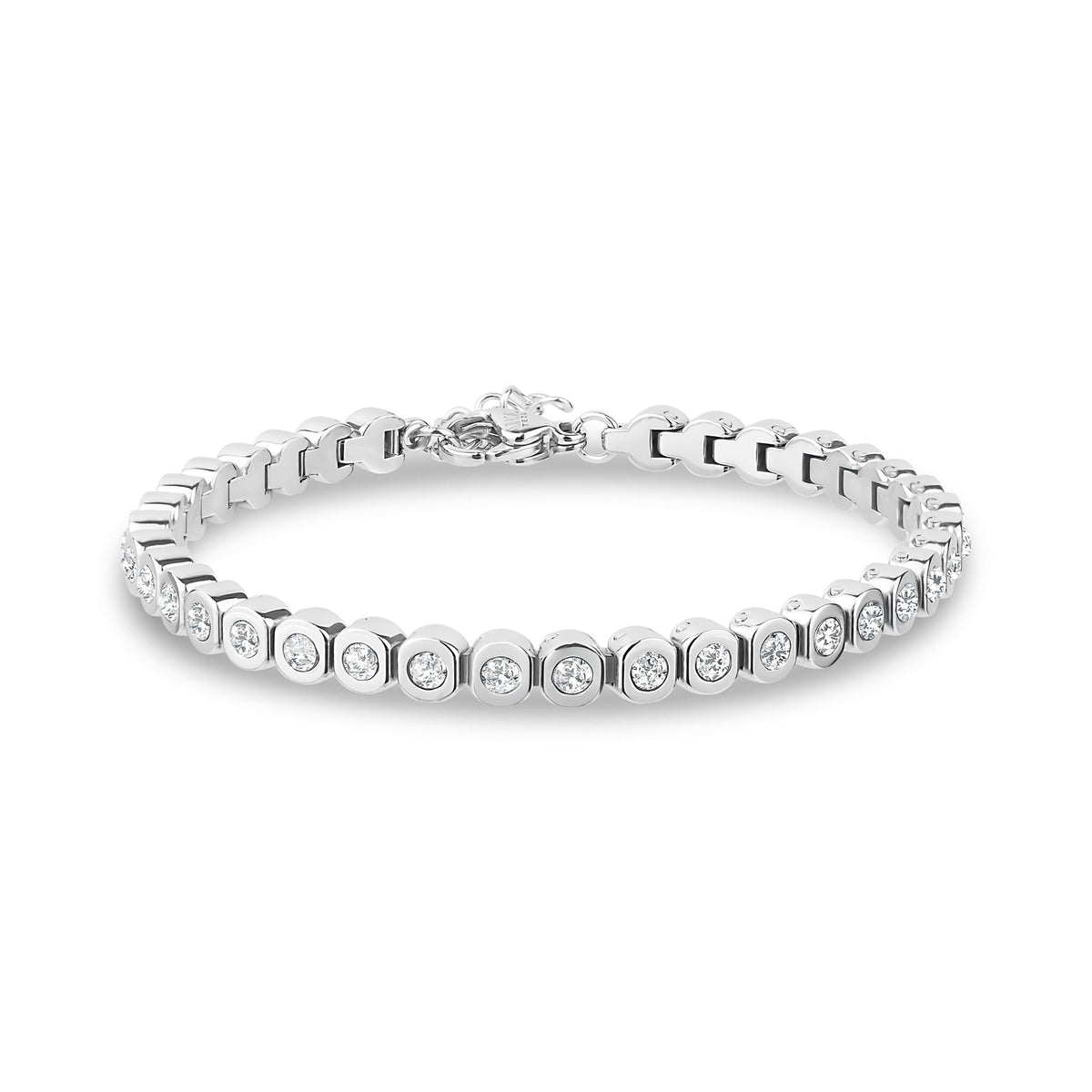 Bezel Tennis Bracelet