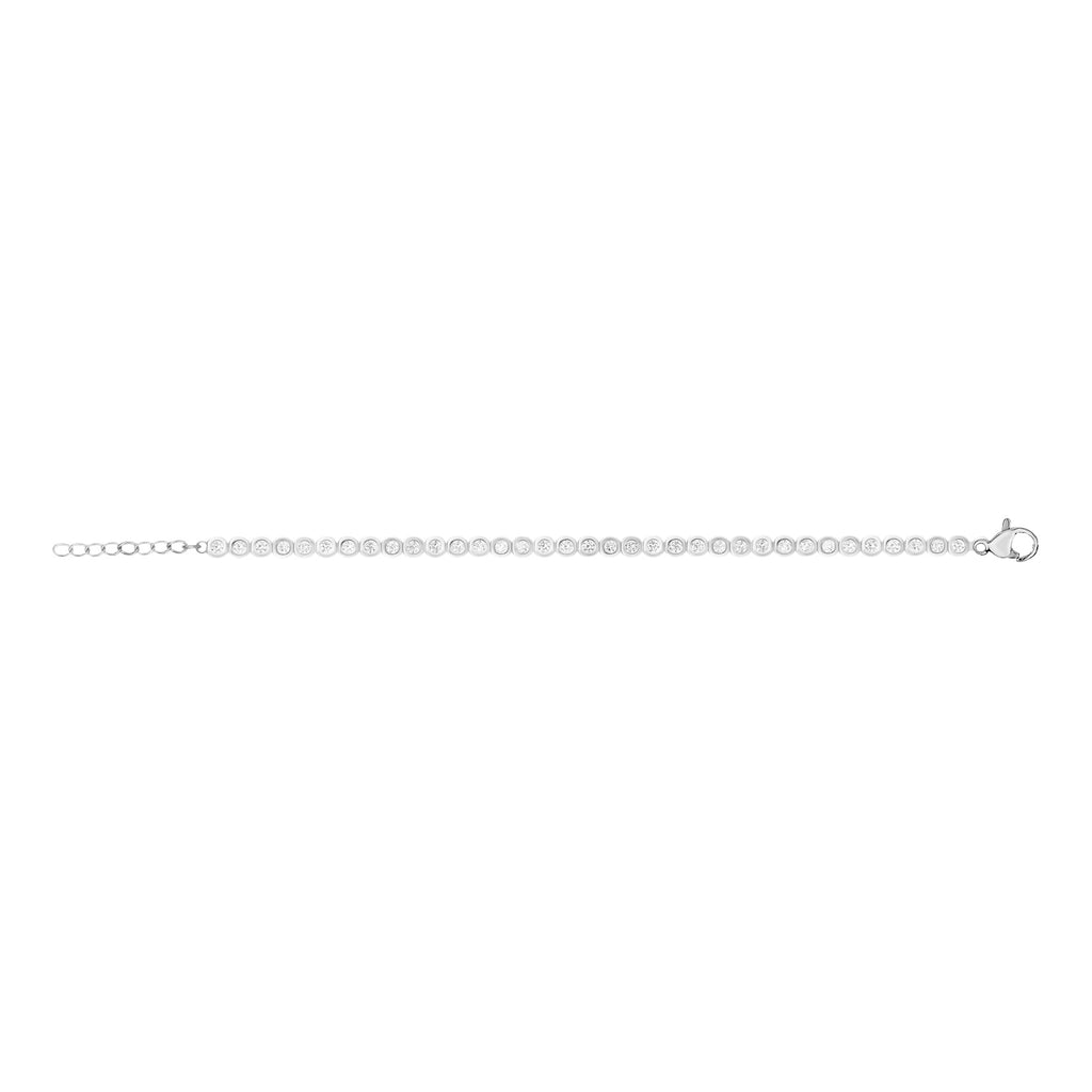 Bezel Tennis Bracelet