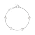 Minimalist Pearl Station Bracelet
