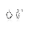 Sculpted Loop Drop Earrings