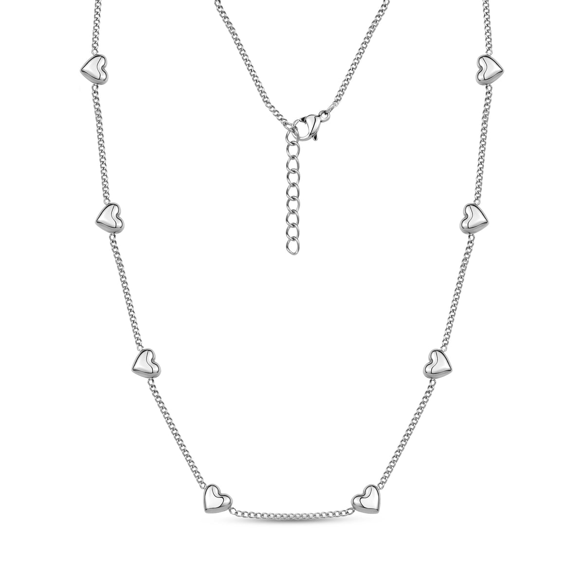 Heart Station Necklace