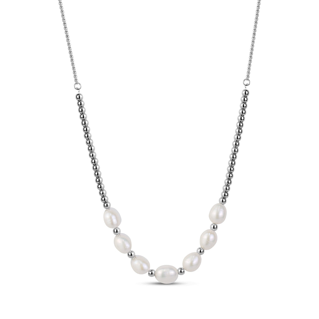 Beaded Pearl Necklace