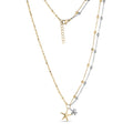 Starfish Duo Charm Necklace