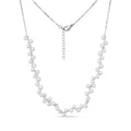Floating Pearl Chain Necklace