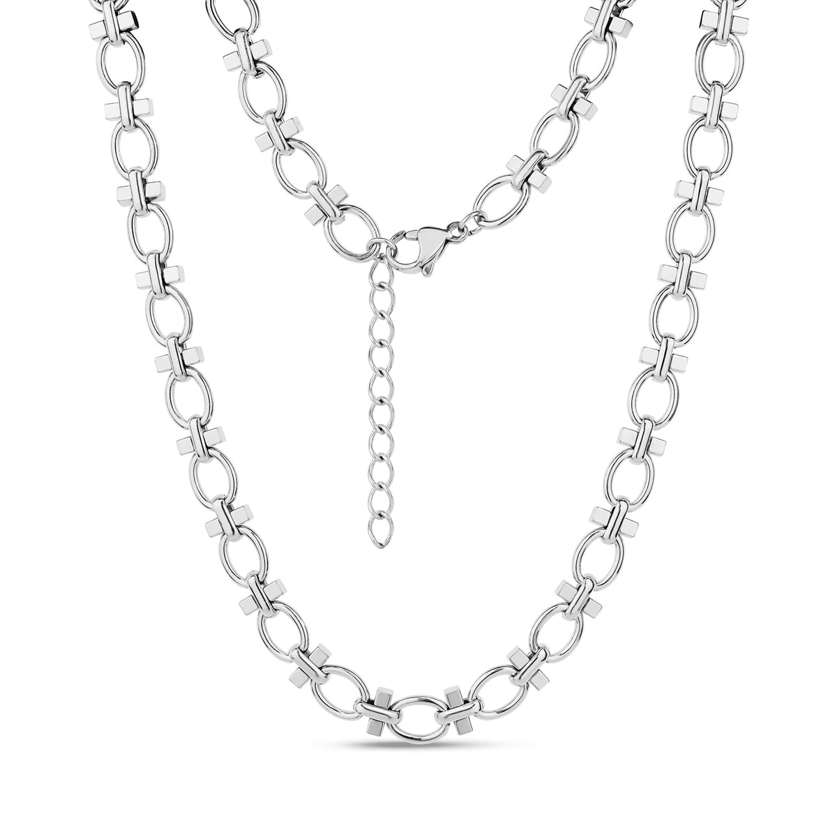 Structured Link Necklace