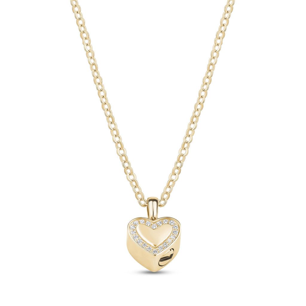 Loved Forever Heart Urn Pendant