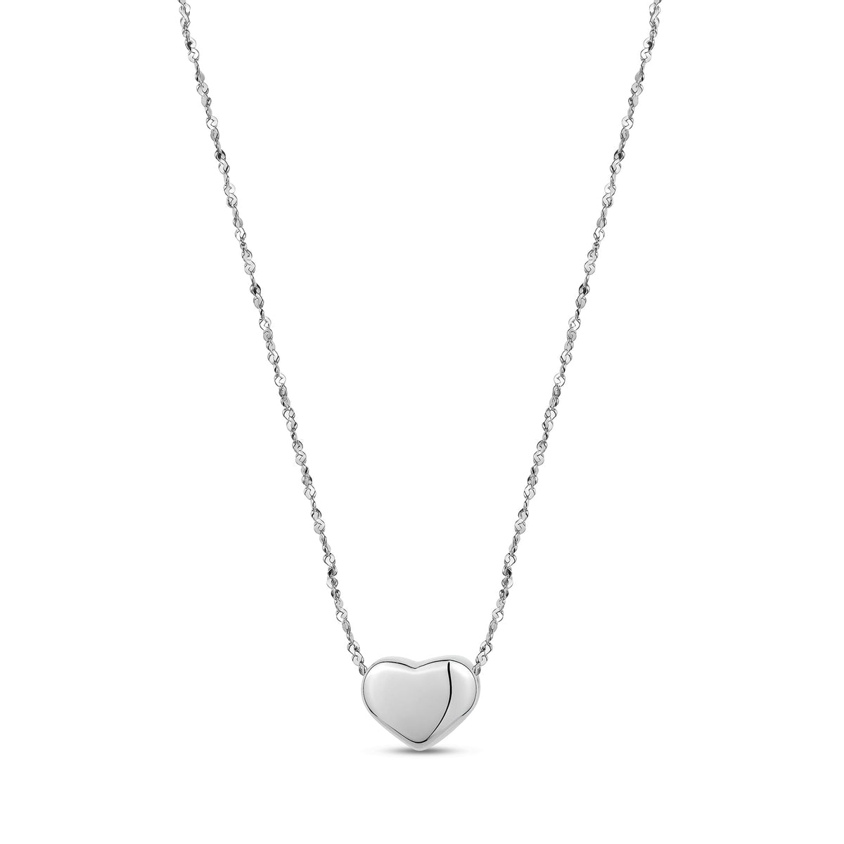 Sliding Heart Charm Pendant