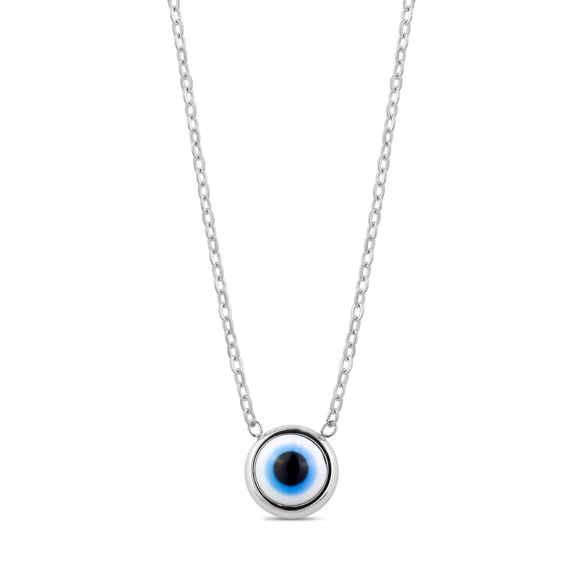 Blue Eye Protection Pendant Necklace