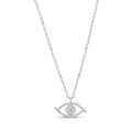 Stone-Set Protective Evil Eye Pendant