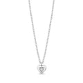 Minimal Star of David Heart Pendant