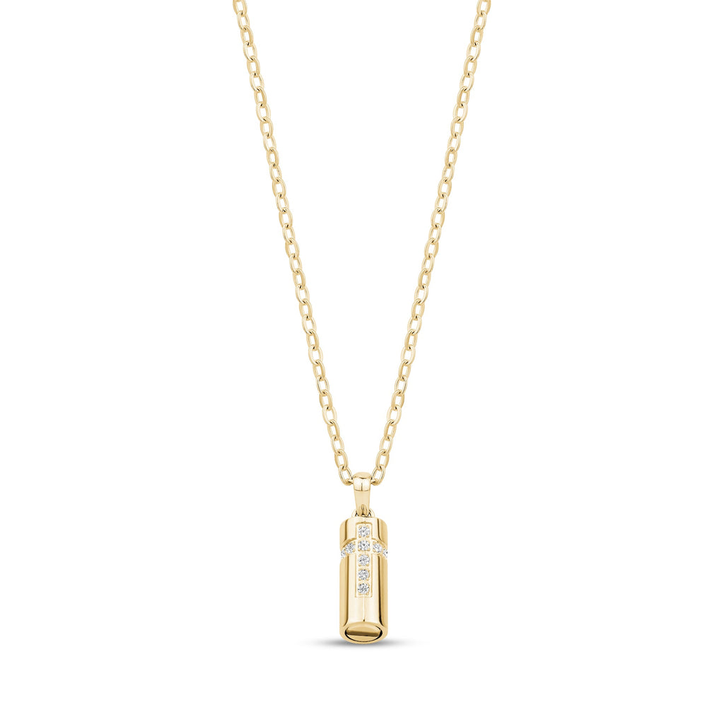 Cross Cylinder Urn Pendant