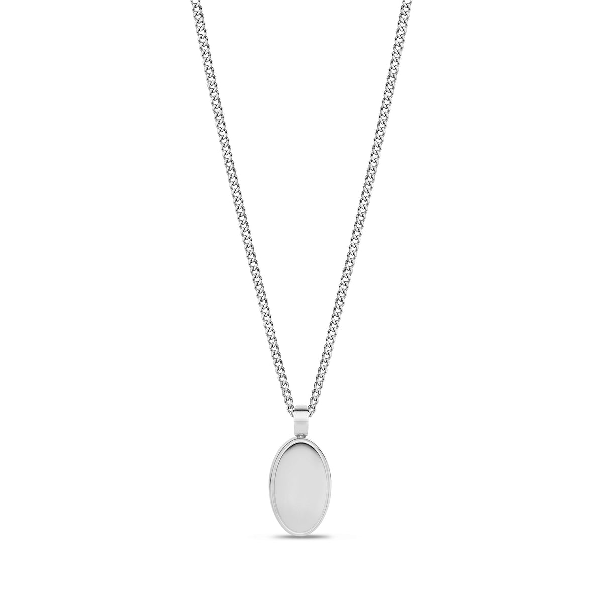 Minimal Oval Pendant