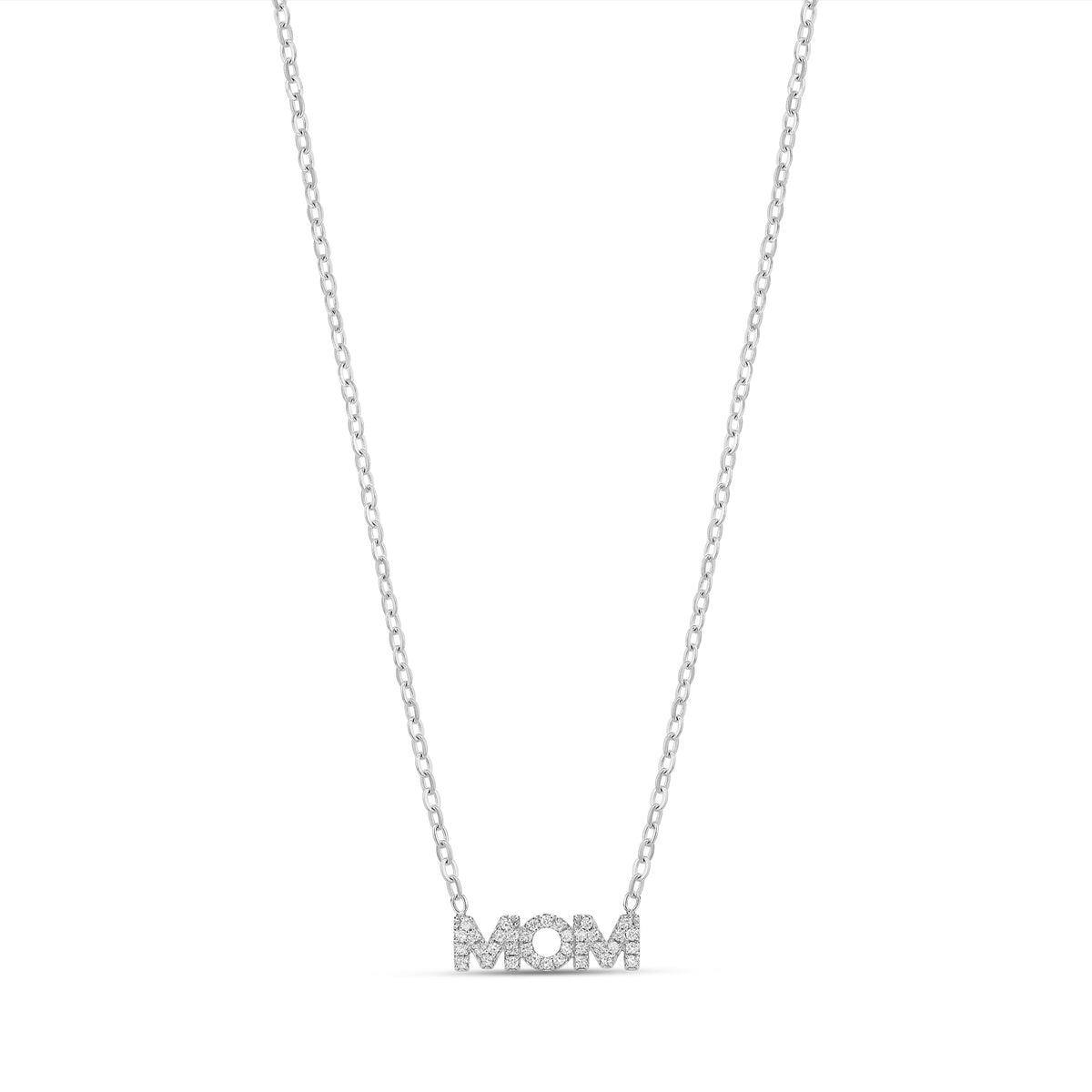 MOM Pavé Name Necklace