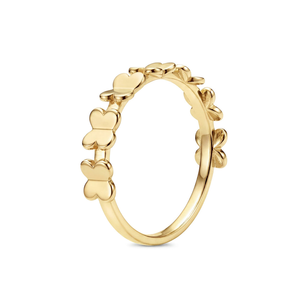 Butterfly Semi Eternity Ring