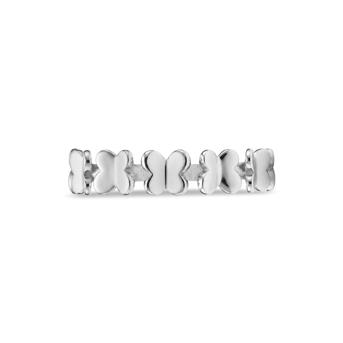 Butterfly Semi Eternity Ring