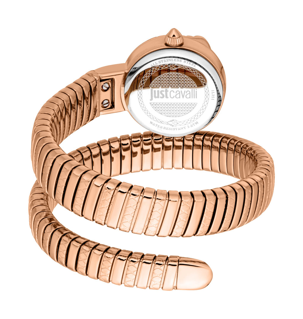 Just Cavalli Women's Snake 316L Stainless Steel Watch