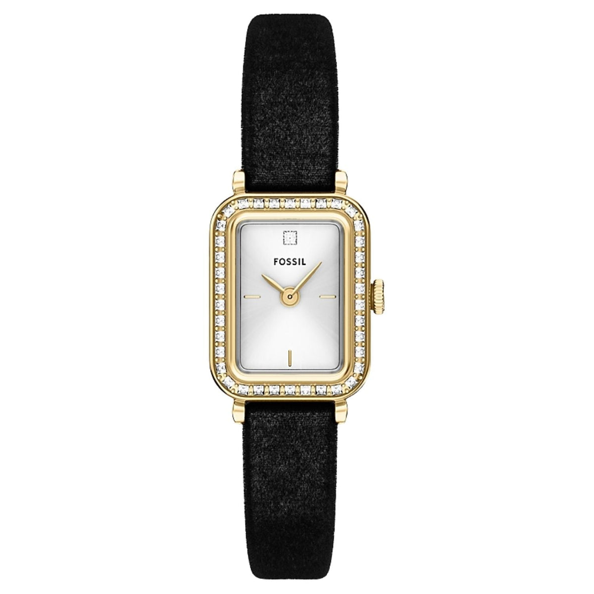Fossil Women's Raquel Mini  White Rectangle 18mm