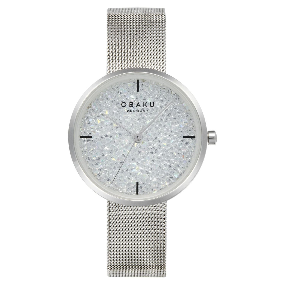 Obaku Women's Glimmer White Dial Watch