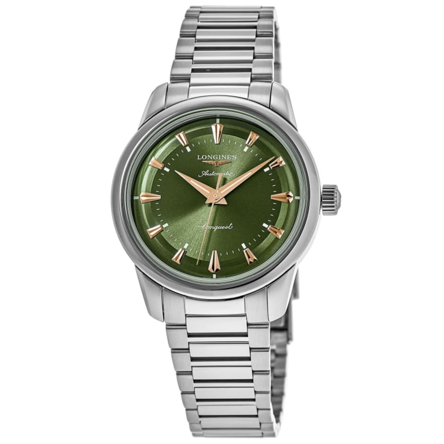 Longines Conquest Heritage Automatic Green Dial Stainless Steel Men's Watch L1.650.4.02.6