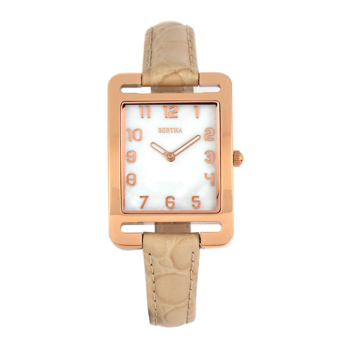 Marisol Swiss MOP Leather-Band Watch