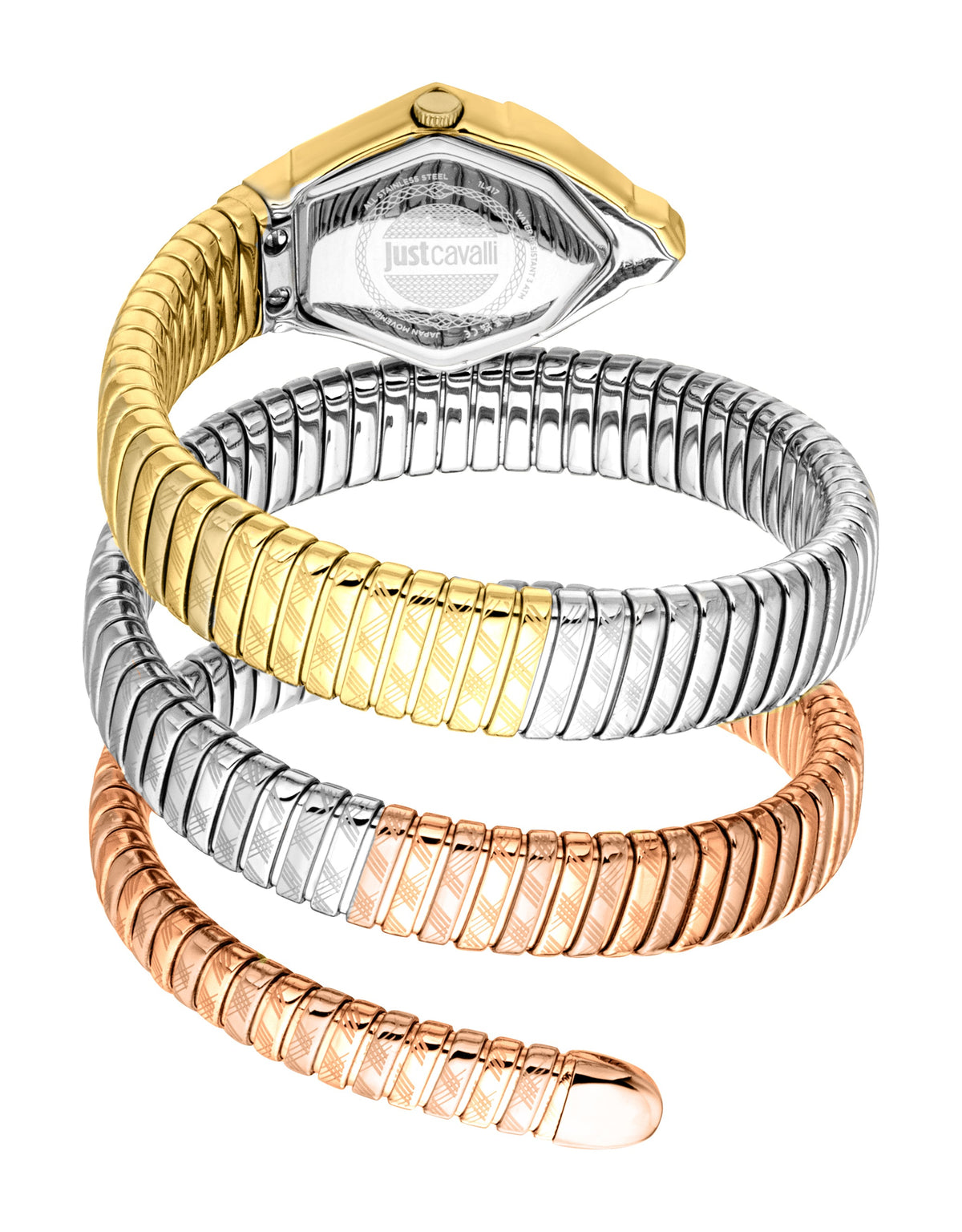Just Cavalli Women's Snake 316L Stainless Steel Watch