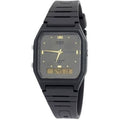 Casio Unisex Analog-Digital Watch with Gray Dial and Black Band - AW-48HE-8AV